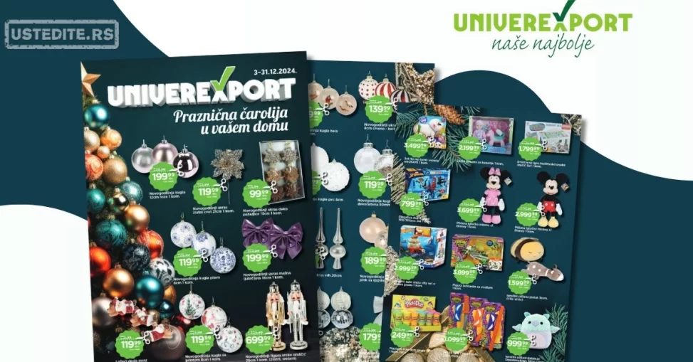 Univerexport katalog PRAZNIČNA ČAROLIJA 3-31.12.2024.