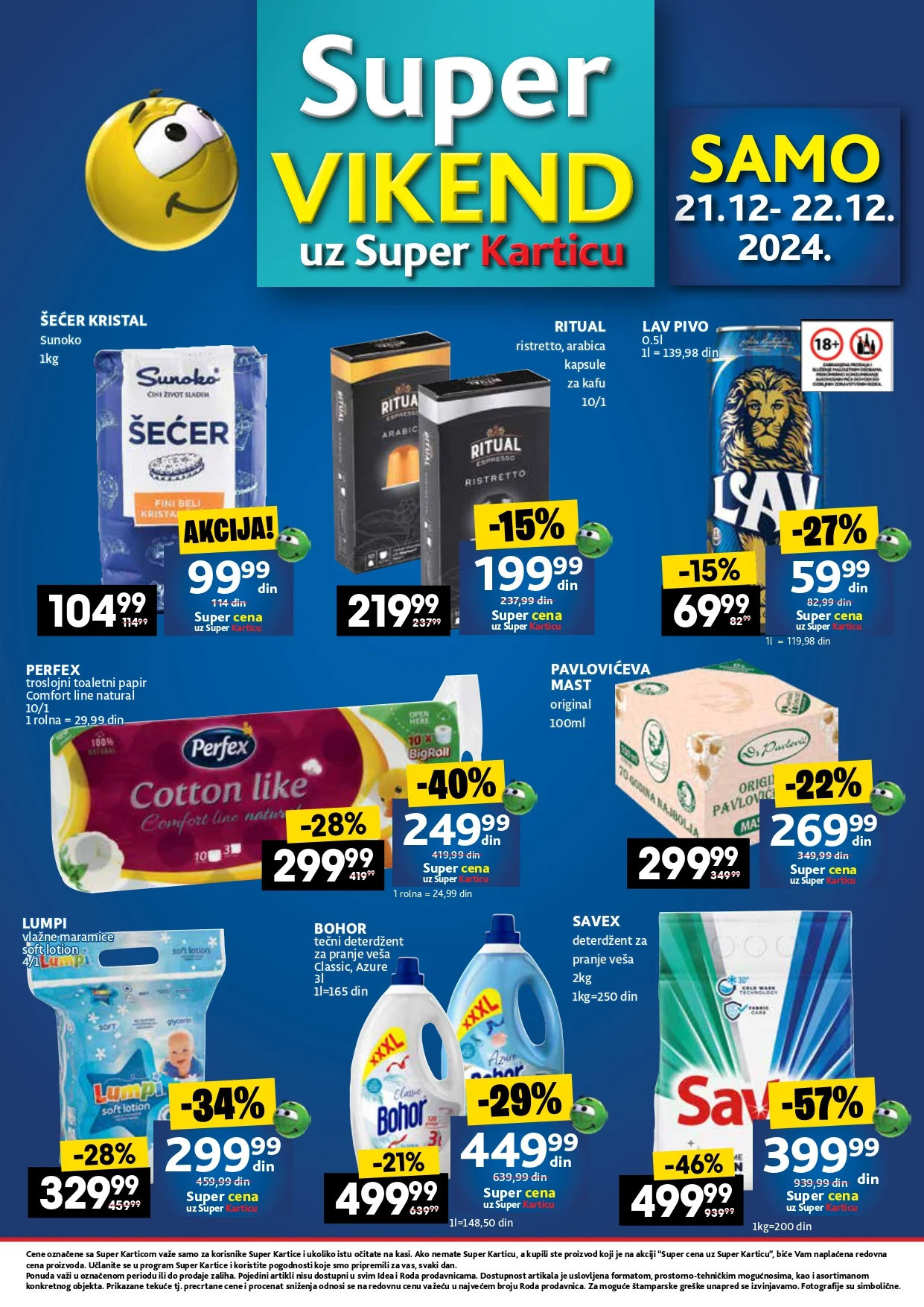 Idea VIKEND AKCIJA 21-22.12.2024.
