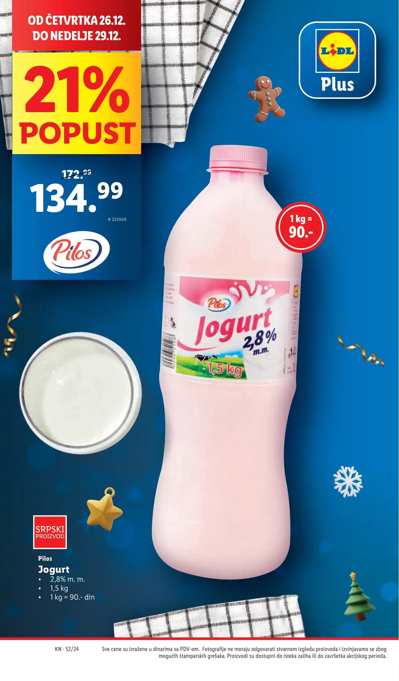 Lidl katalog PREHRANA 26-31.12.2024.