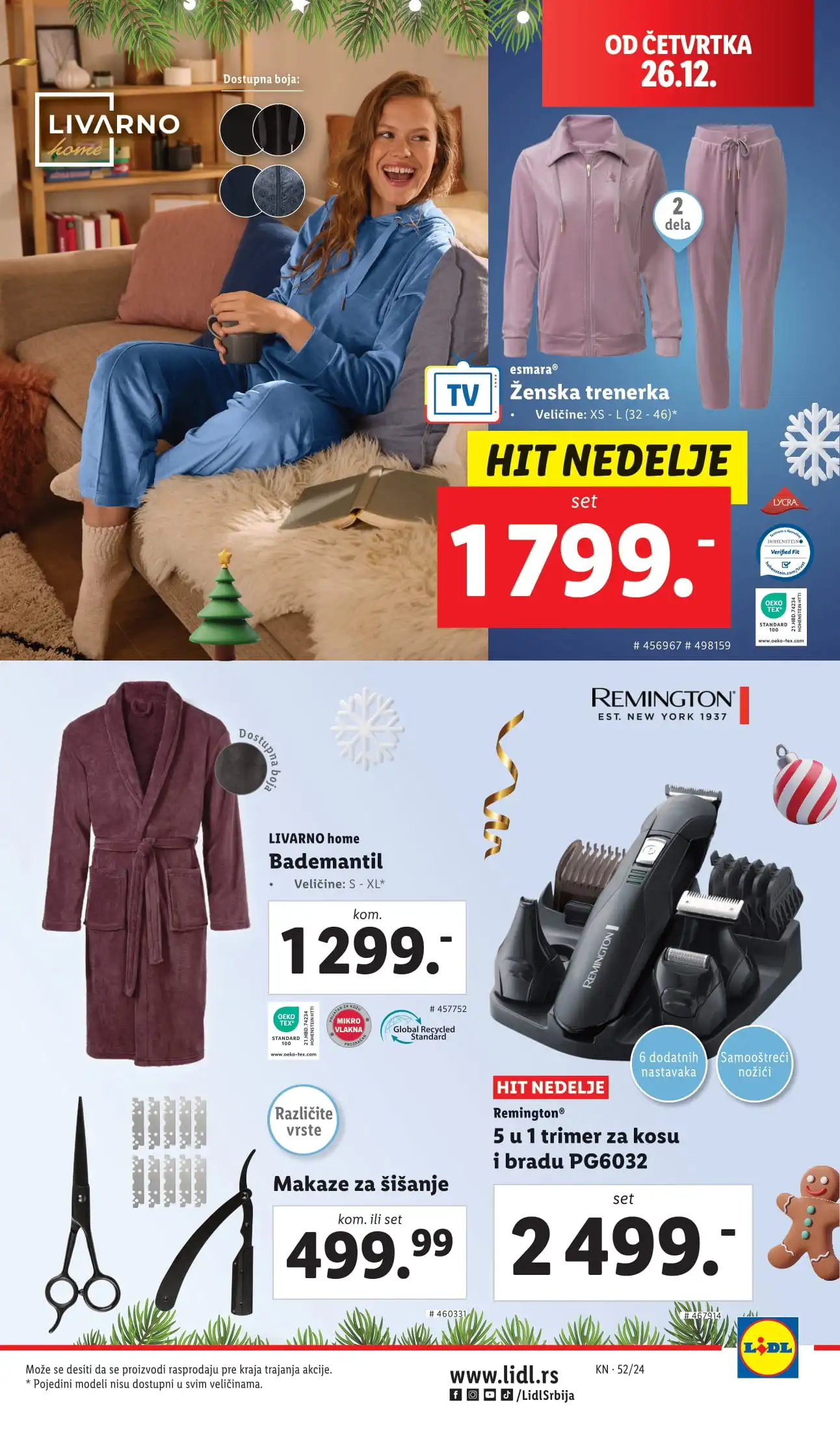 Lidl katalog NEPREHRANA 26-31.12.2024.