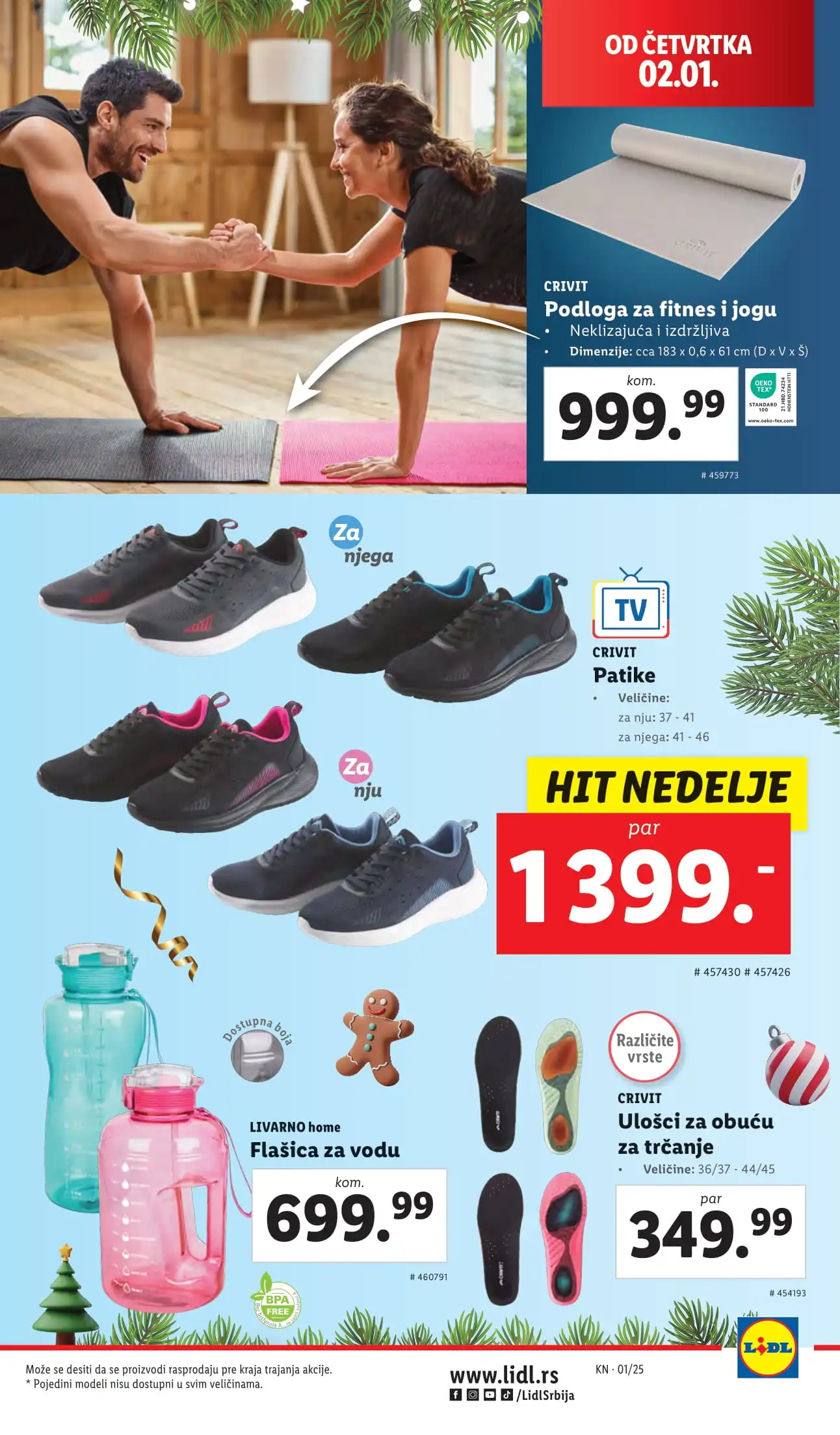 Lidl katalog NEPREHRANA 2-8.1.2025.