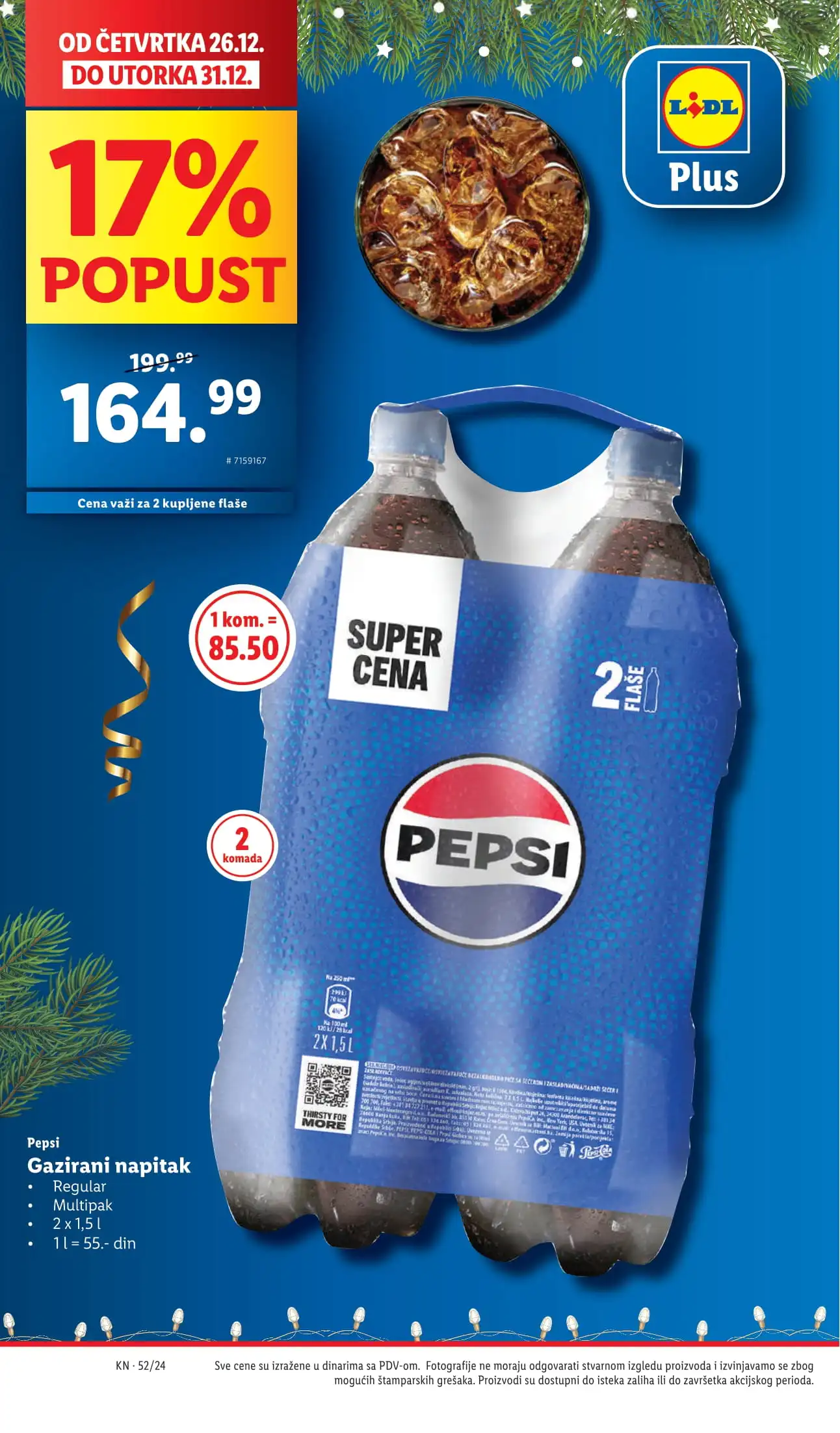 Lidl katalog PREHRANA 26-31.12.2024.