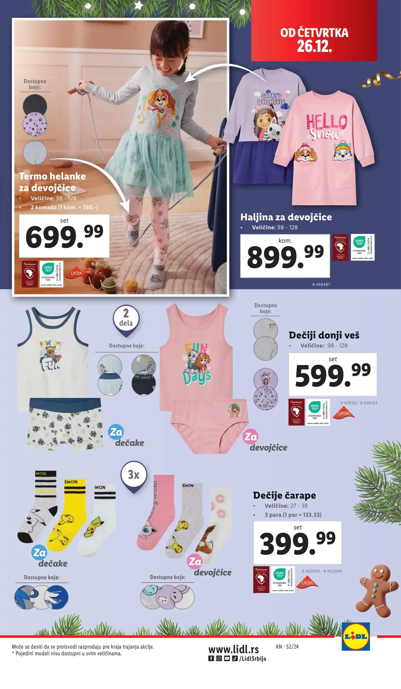 Lidl katalog NEPREHRANA 26-31.12.2024.