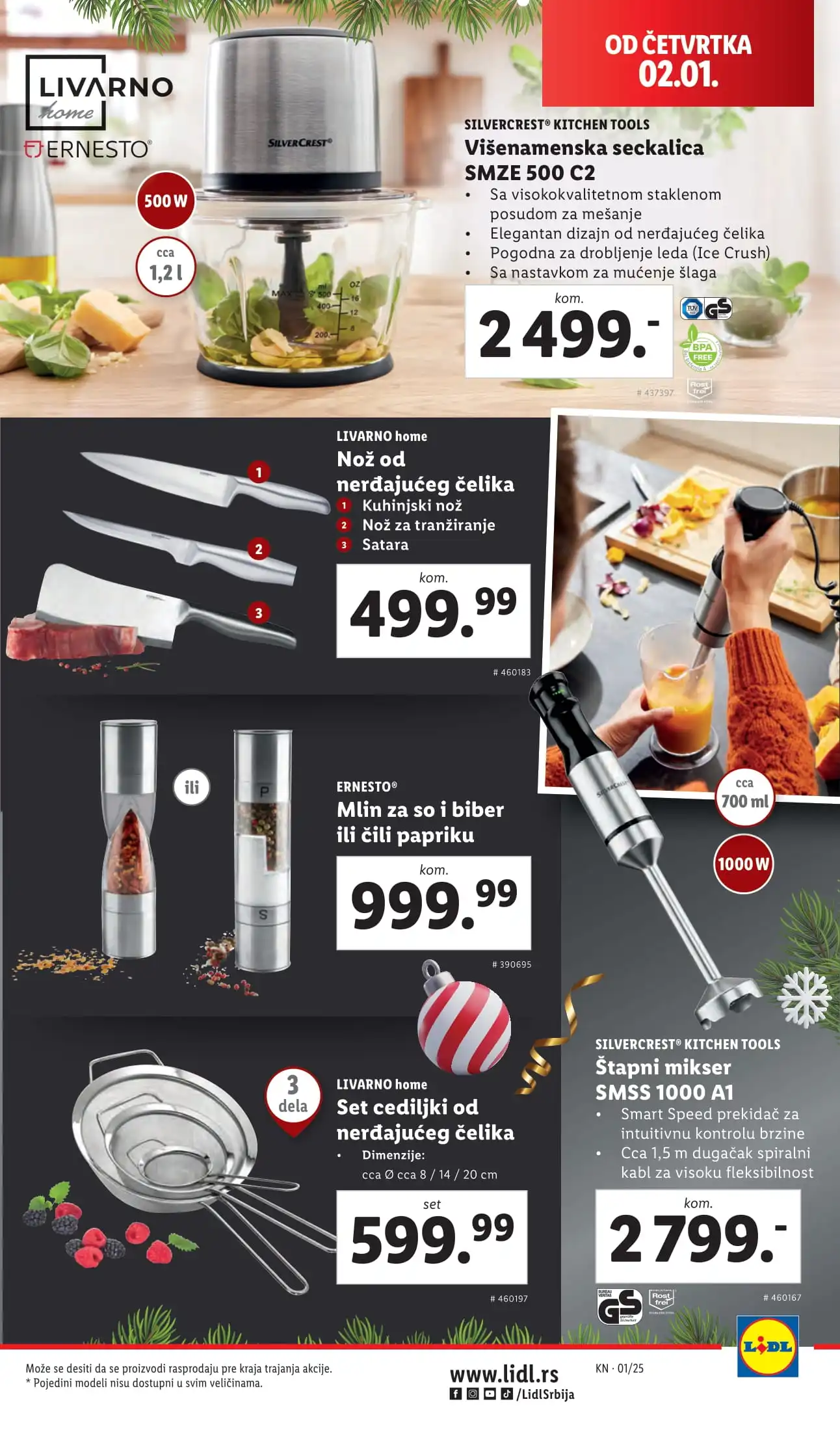 Lidl katalog NEPREHRANA 2-8.1.2025.