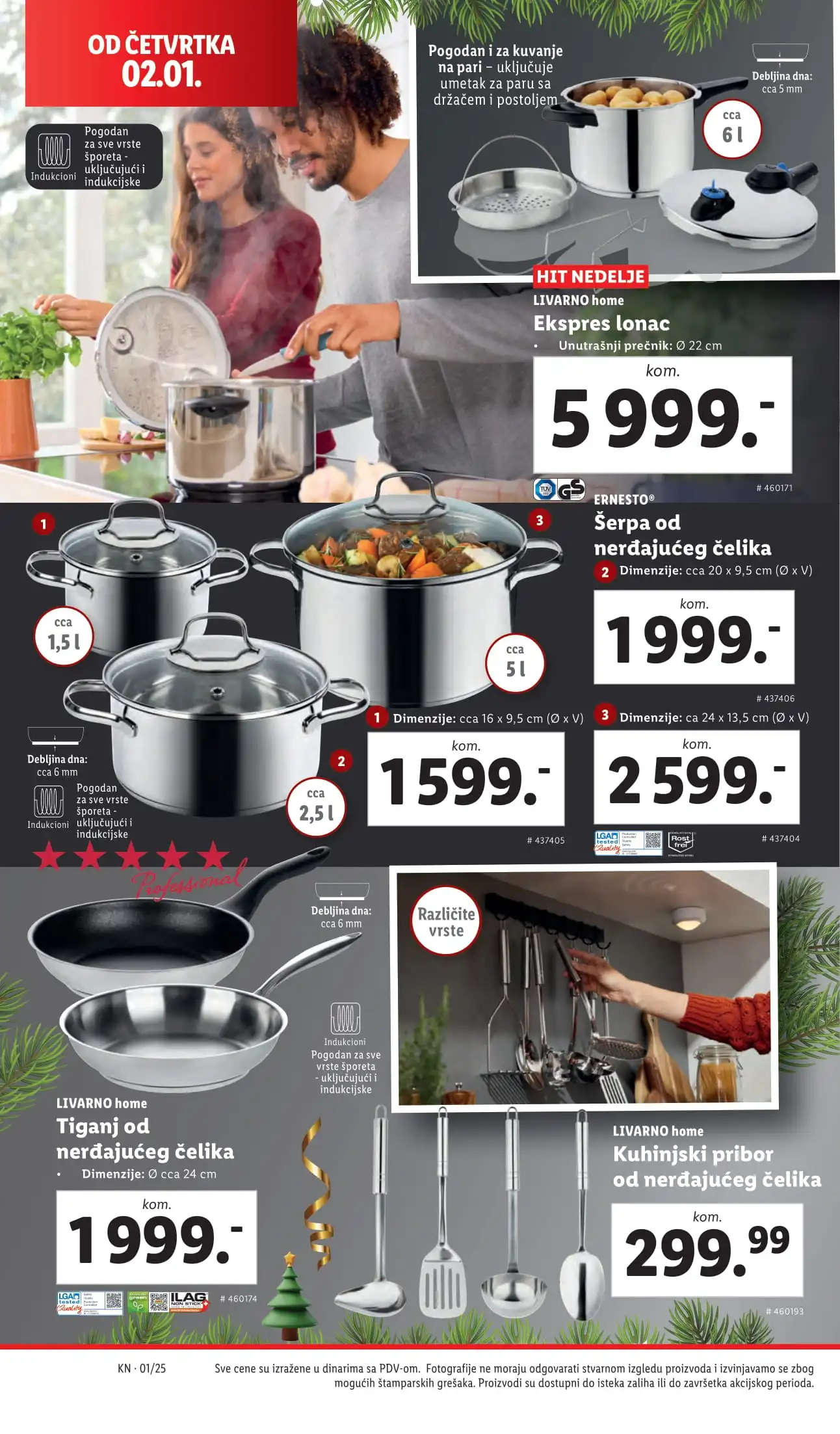 Lidl katalog NEPREHRANA 2-8.1.2025.