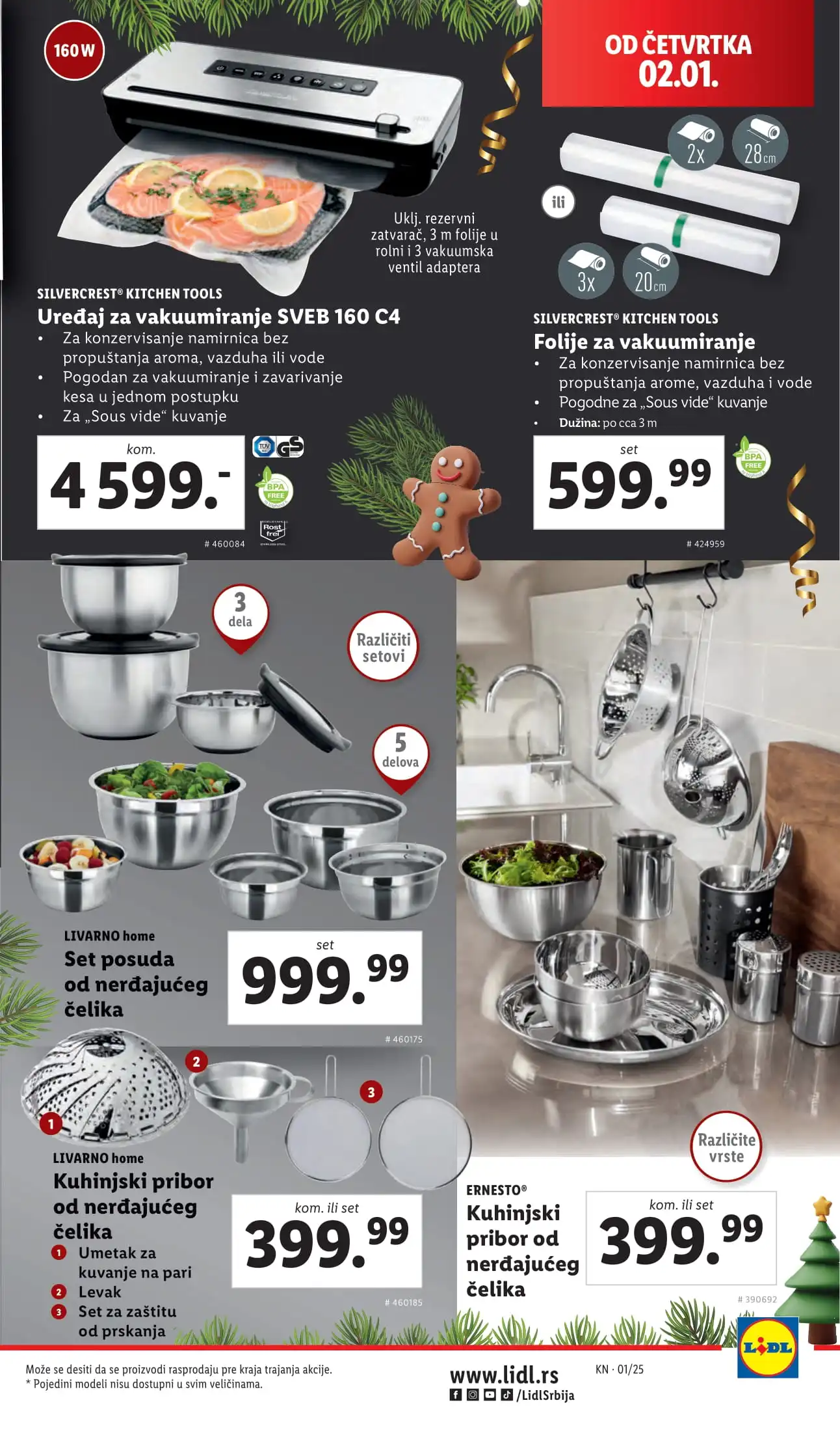 Lidl katalog NEPREHRANA 2-8.1.2025.