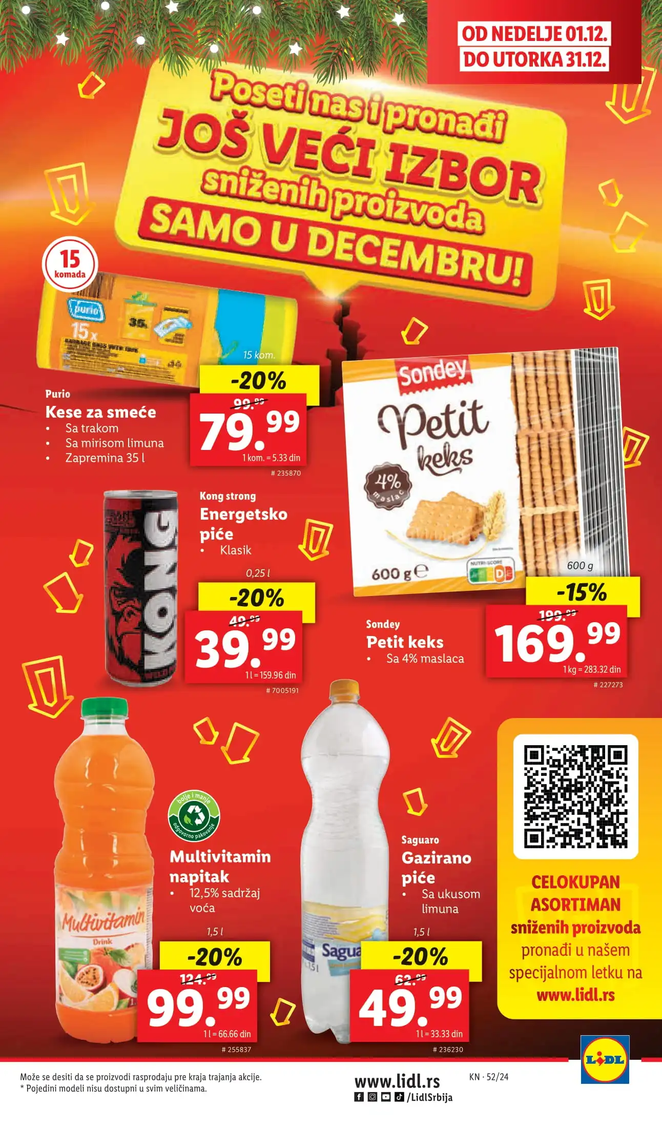 Lidl katalog PREHRANA 26-31.12.2024.