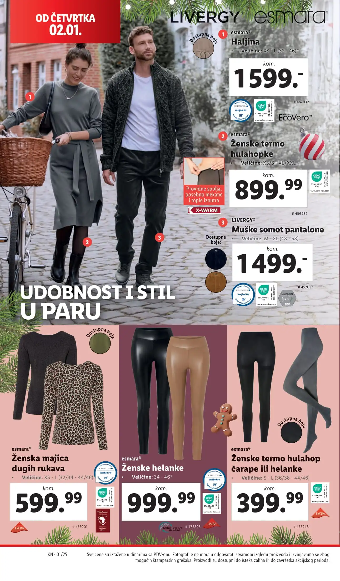 Lidl katalog NEPREHRANA 2-8.1.2025.