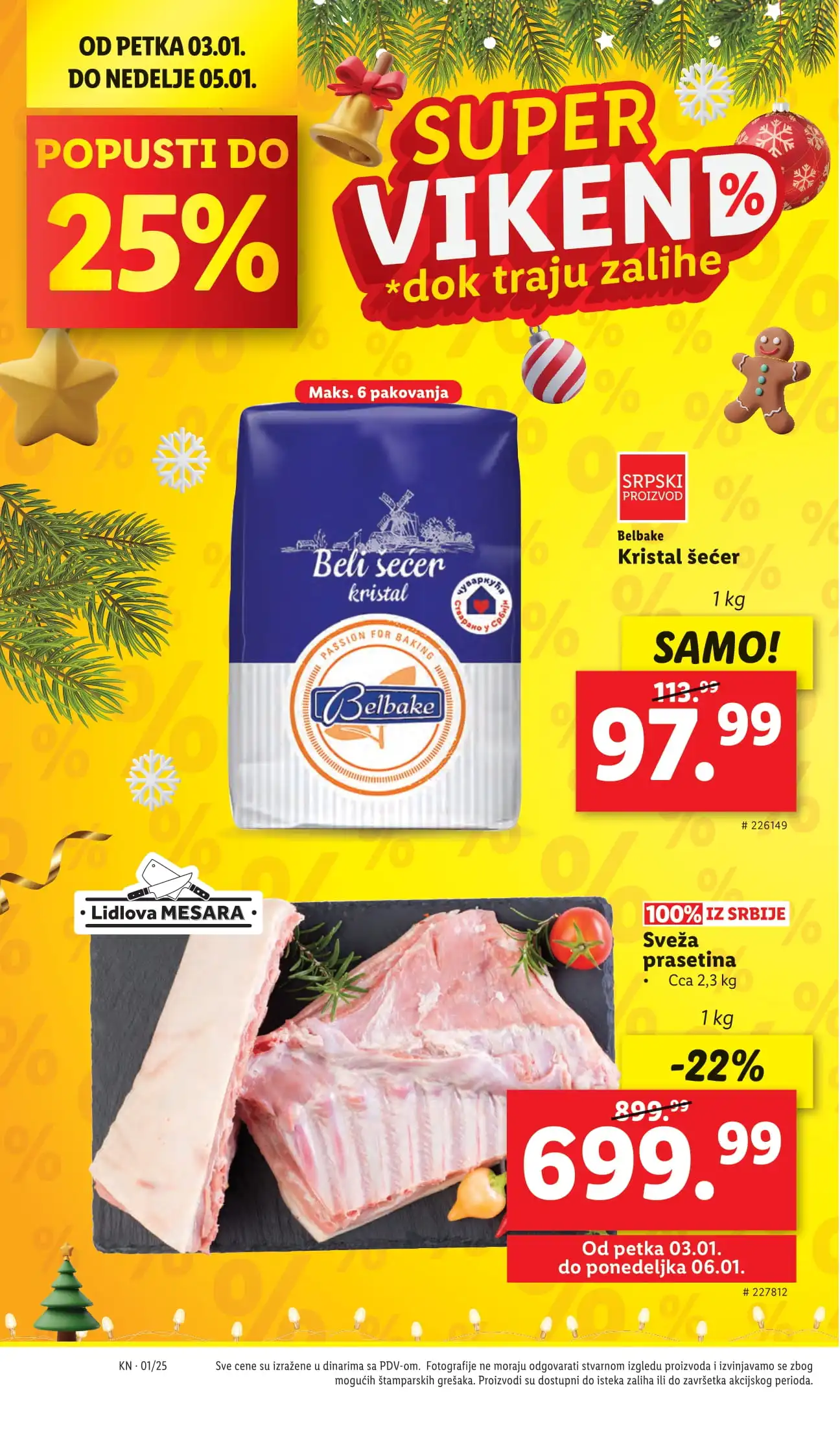 Lidl katalog NEPREHRANA 2-8.1.2025.