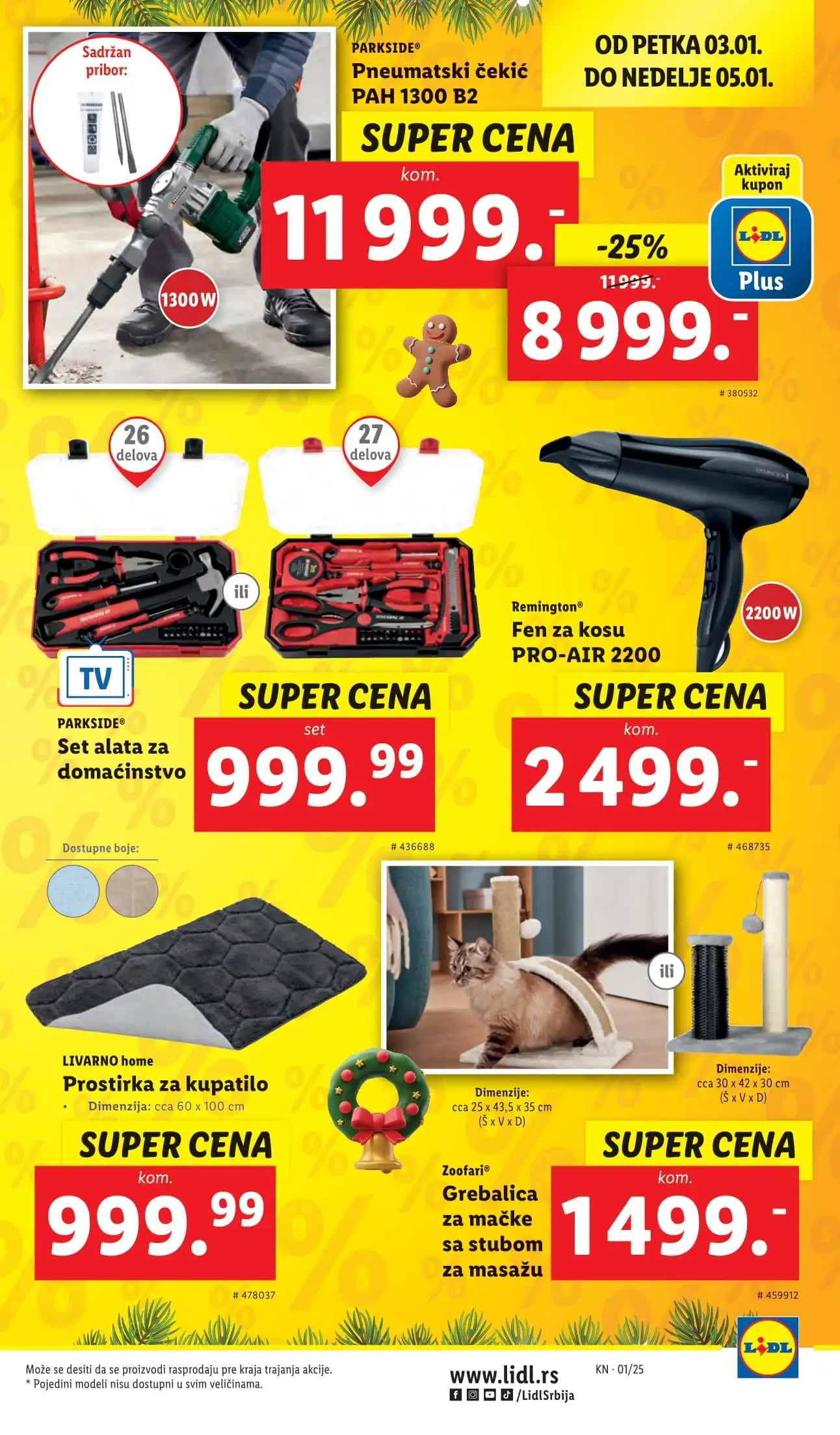 Lidl katalog NEPREHRANA 2-8.1.2025.