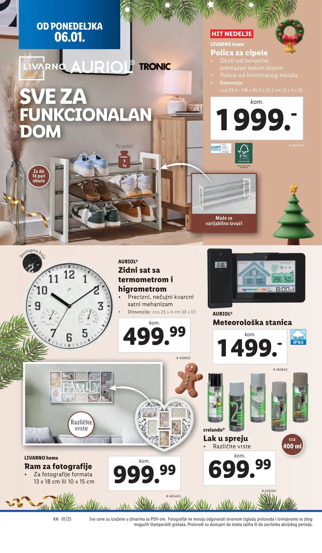 Lidl katalog NEPREHRANA 2-8.1.2025.