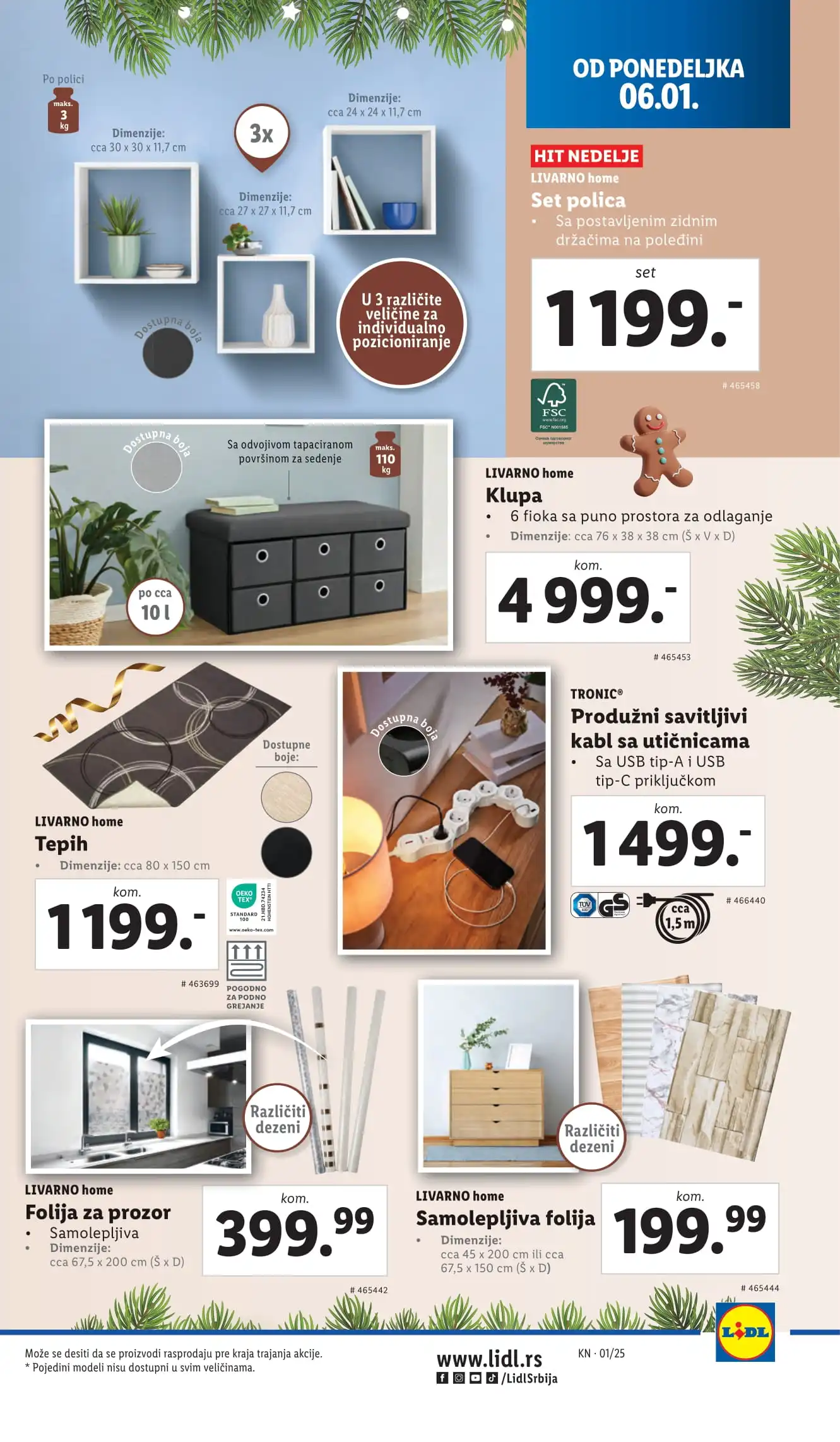 Lidl katalog NEPREHRANA 2-8.1.2025.