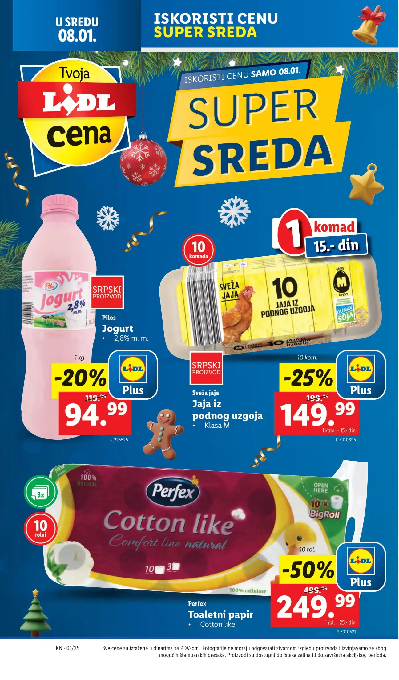 Lidl katalog NEPREHRANA 2-8.1.2025.