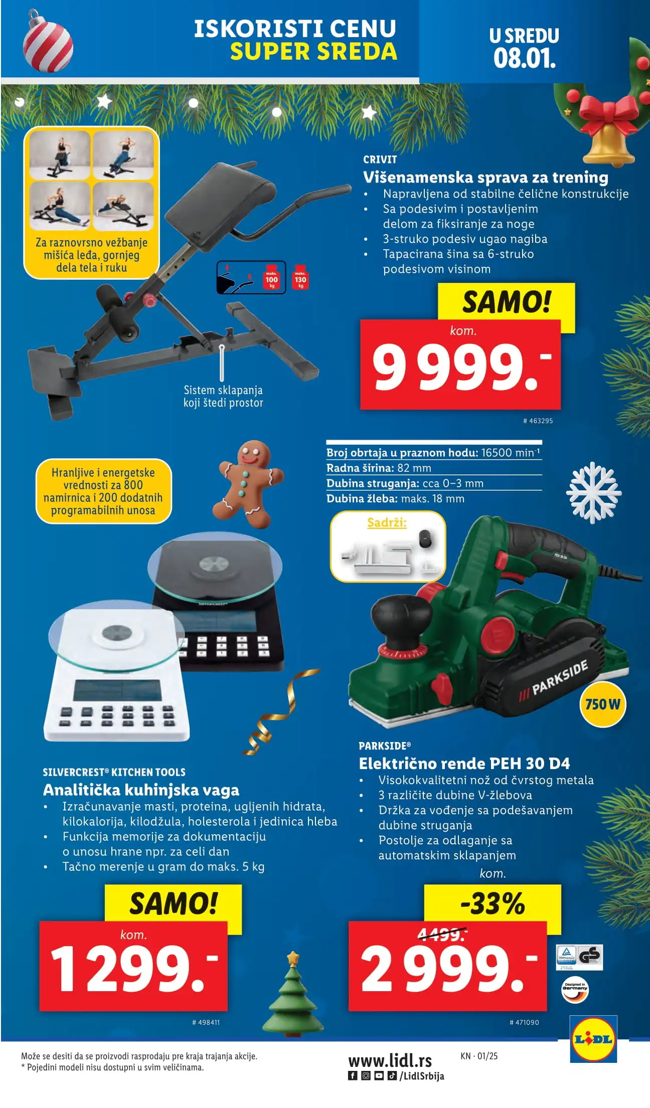 Lidl katalog NEPREHRANA 2-8.1.2025.