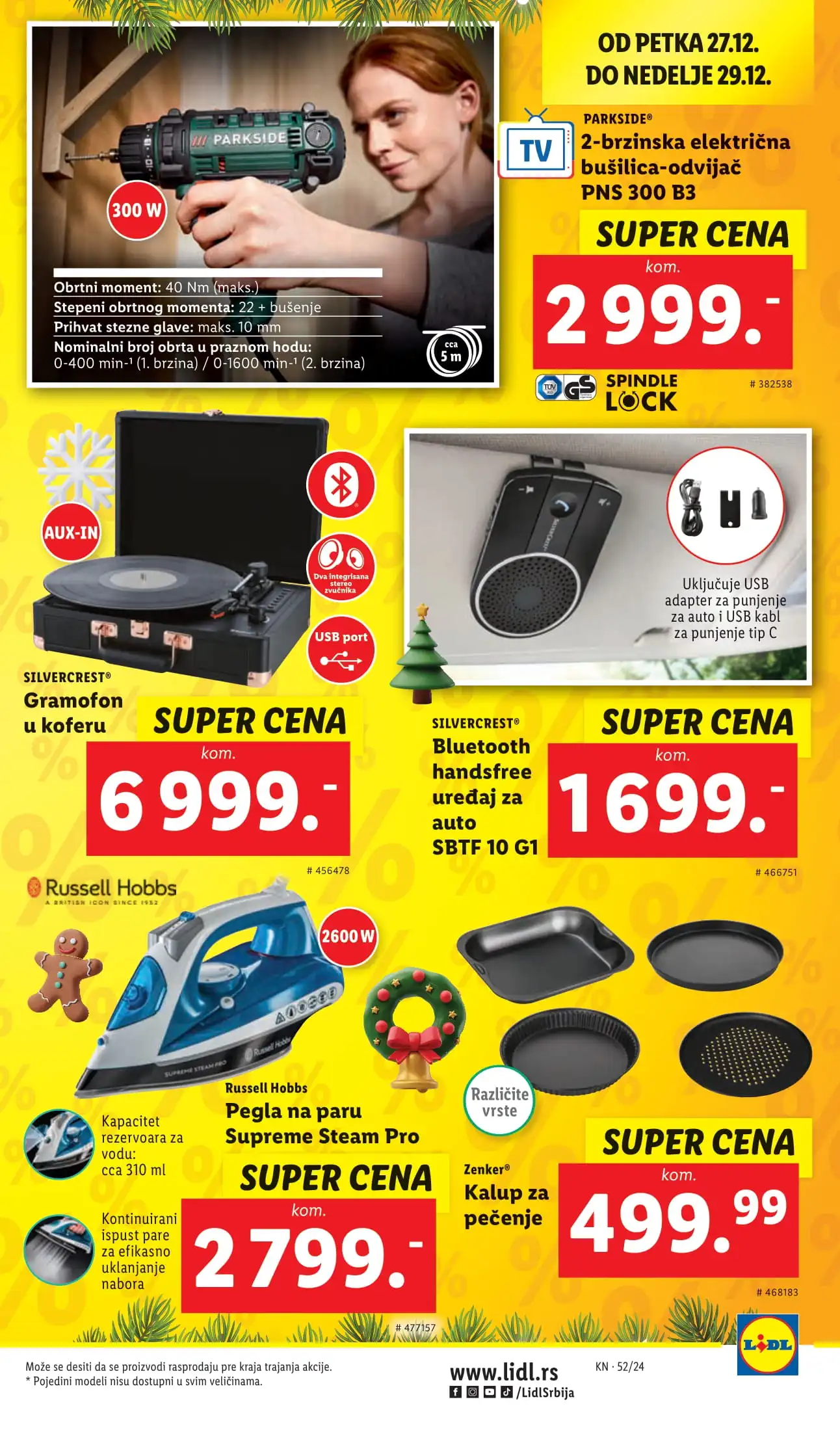 Lidl katalog PREHRANA 26-31.12.2024.