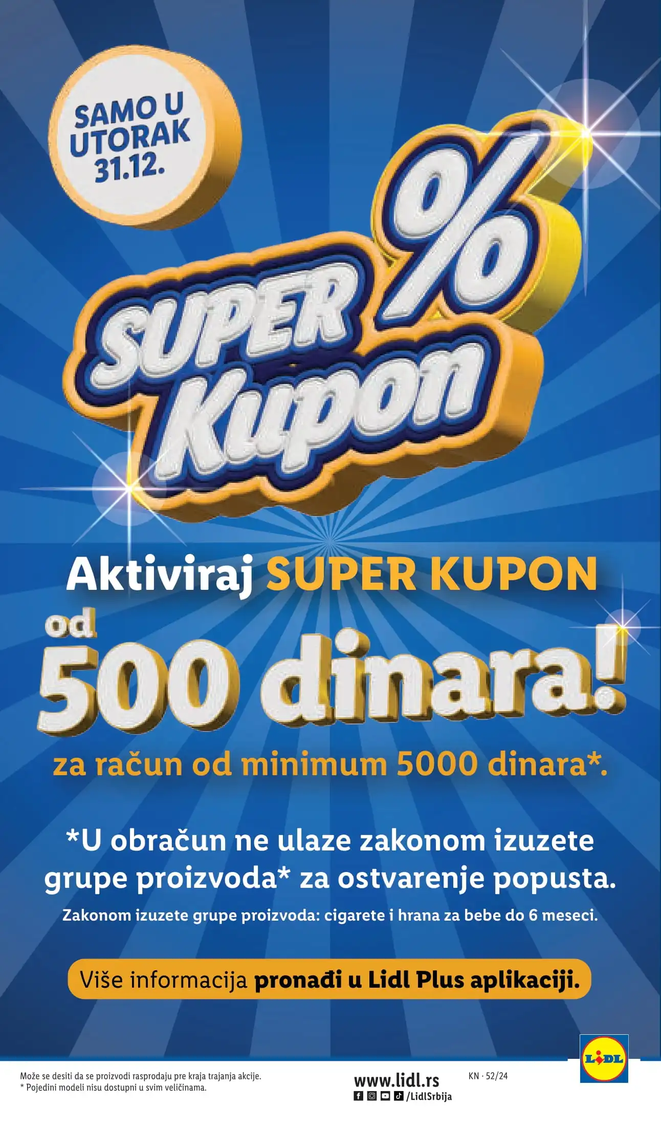 Lidl katalog PREHRANA 26-31.12.2024.