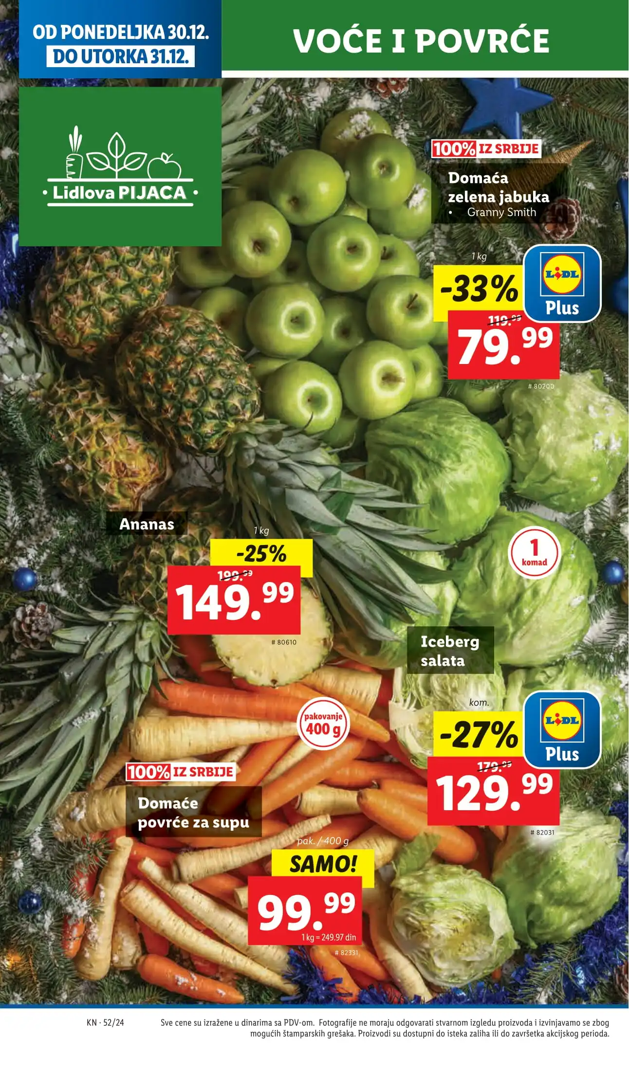 Lidl katalog PREHRANA 26-31.12.2024.