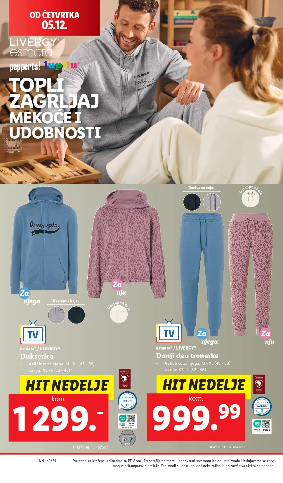 Lidl katalog NEPREHRANA 5-11.12.2024.