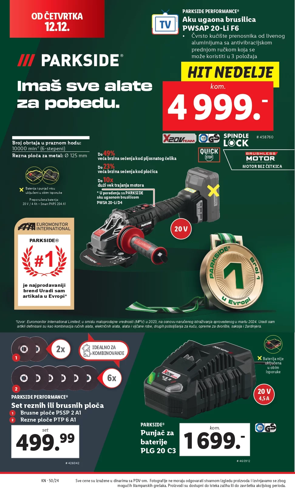 Lidl katalog NEPREHRANA 12-18.12.2024.