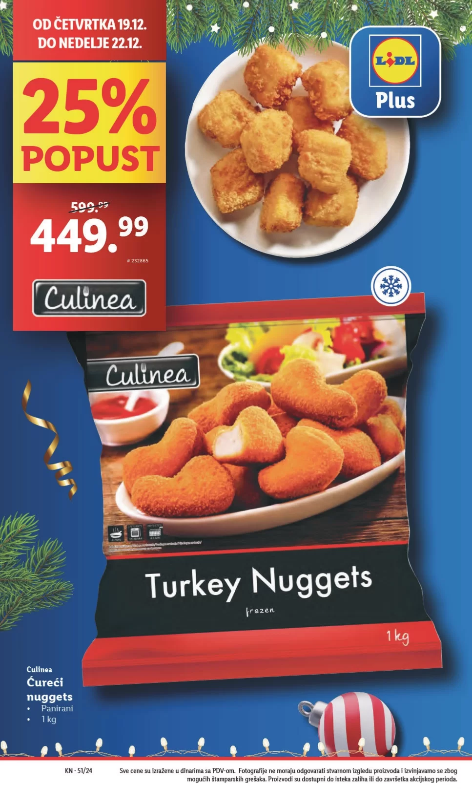 Lidl katalog PREHRANA 19-25.12.2024.