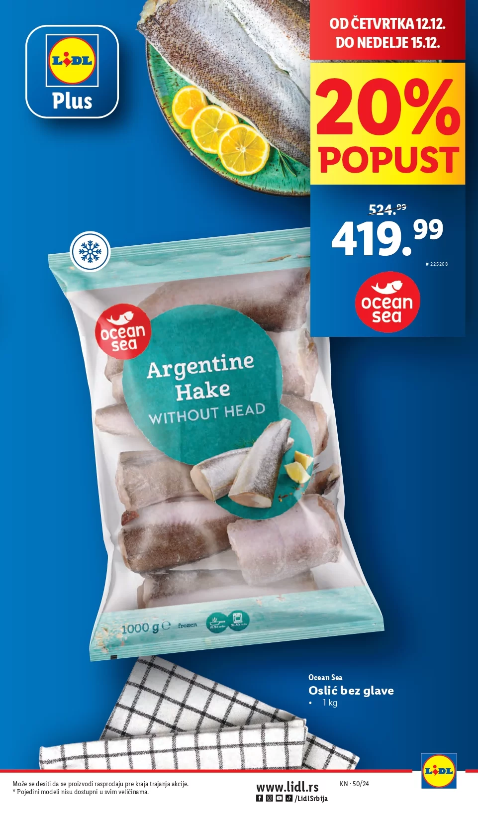 Lidl katalog PREHRANA 12-18.12.2024.
