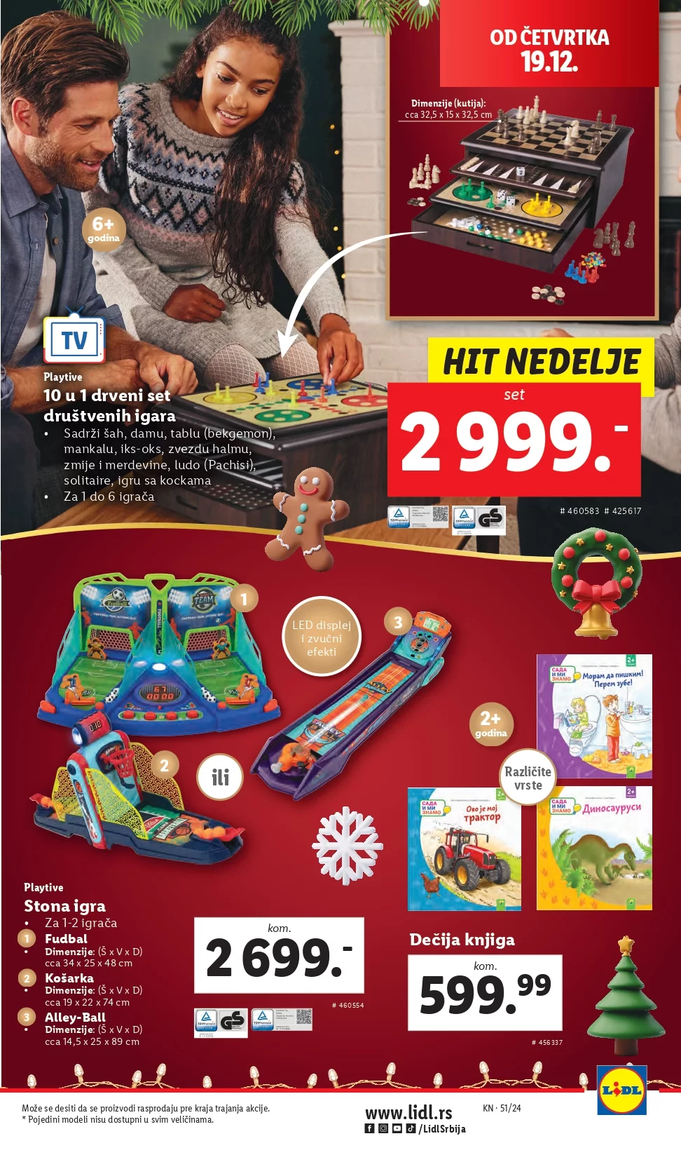Lidl katalog NEPREHRANA 19-25.12.2024.
