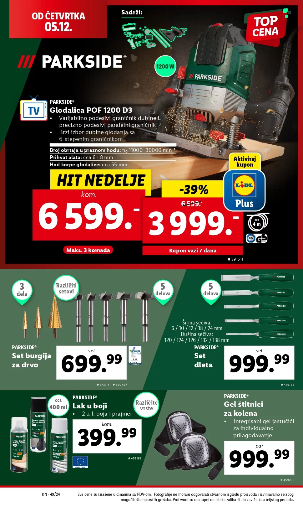 Lidl katalog NEPREHRANA 5-11.12.2024.