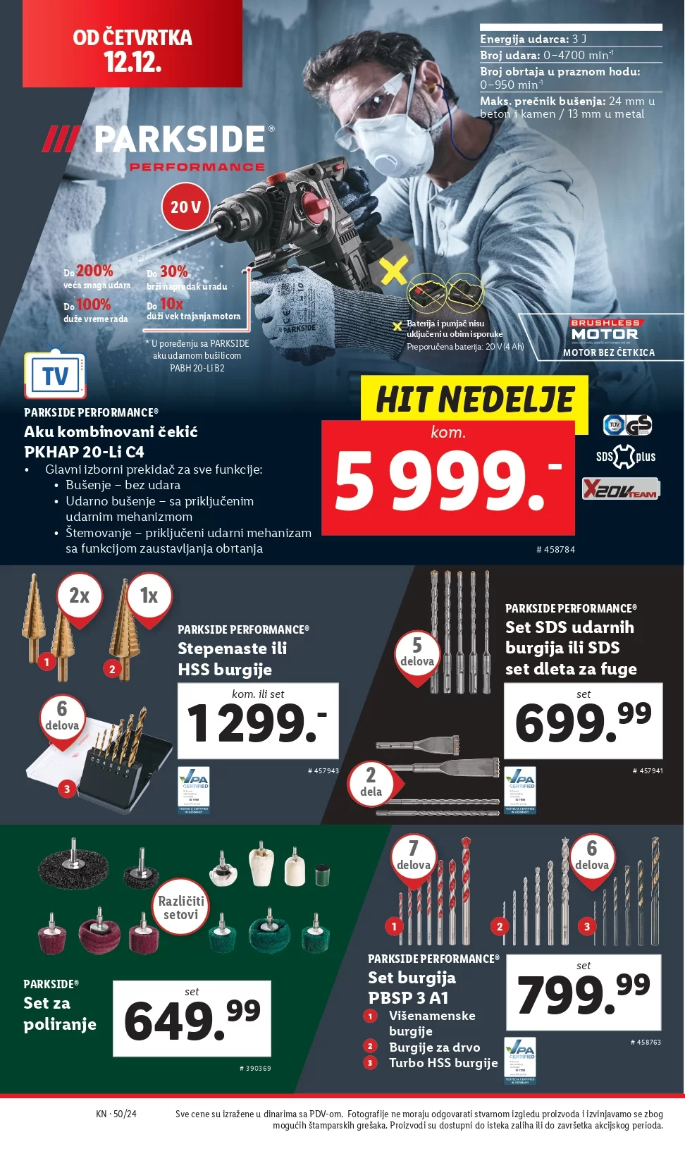 Lidl katalog NEPREHRANA 12-18.12.2024.