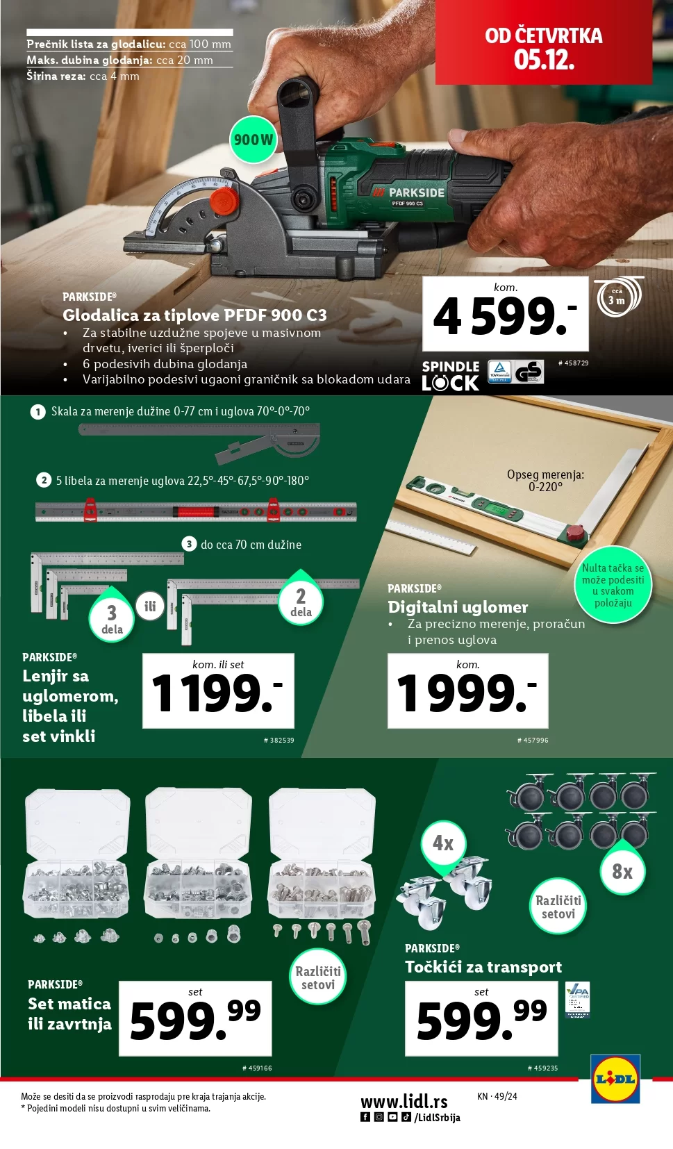 Lidl katalog NEPREHRANA 5-11.12.2024.