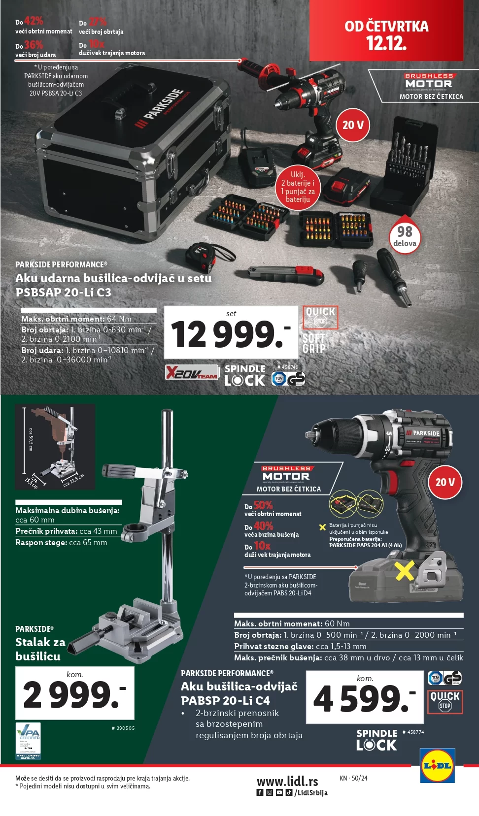 Lidl katalog NEPREHRANA 12-18.12.2024.