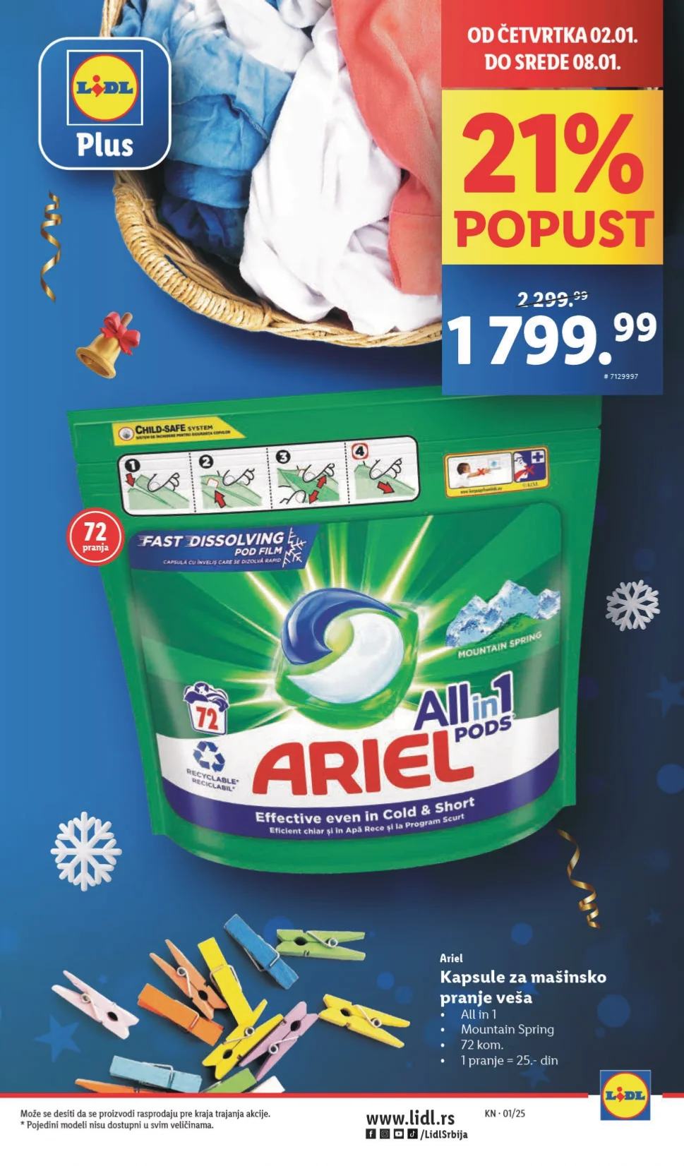 Lidl katalog PREHRANA 2-8.1.2025.