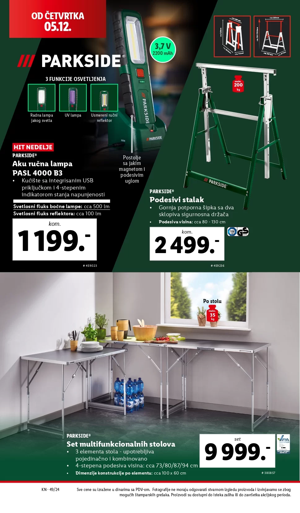 Lidl katalog NEPREHRANA 5-11.12.2024.