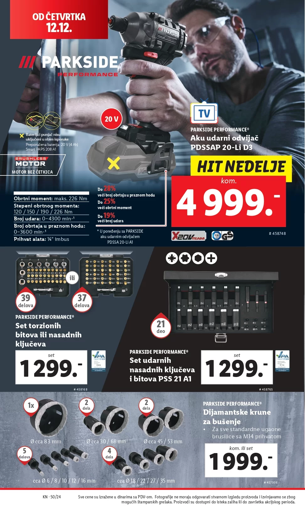 Lidl katalog NEPREHRANA 12-18.12.2024.
