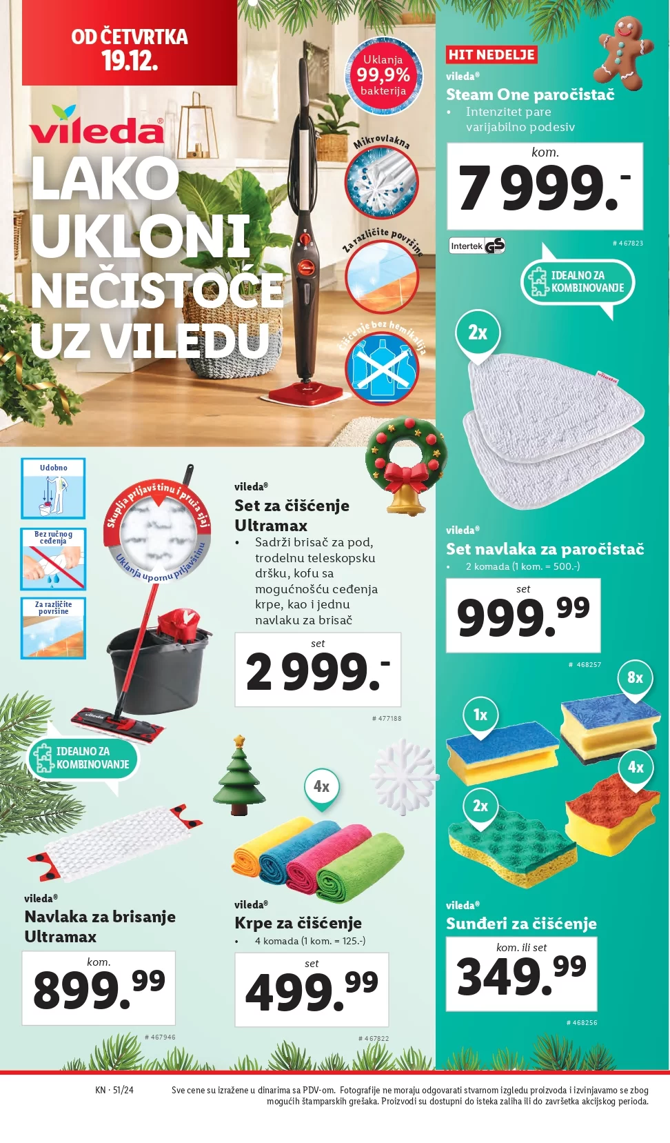 Lidl katalog NEPREHRANA 19-25.12.2024.