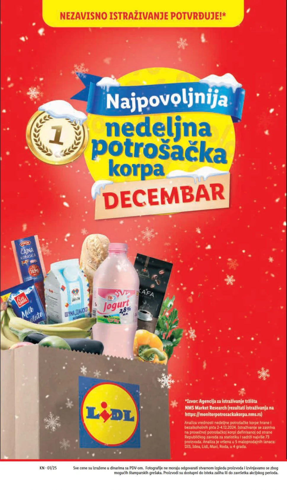 Lidl katalog PREHRANA 2-8.1.2025.