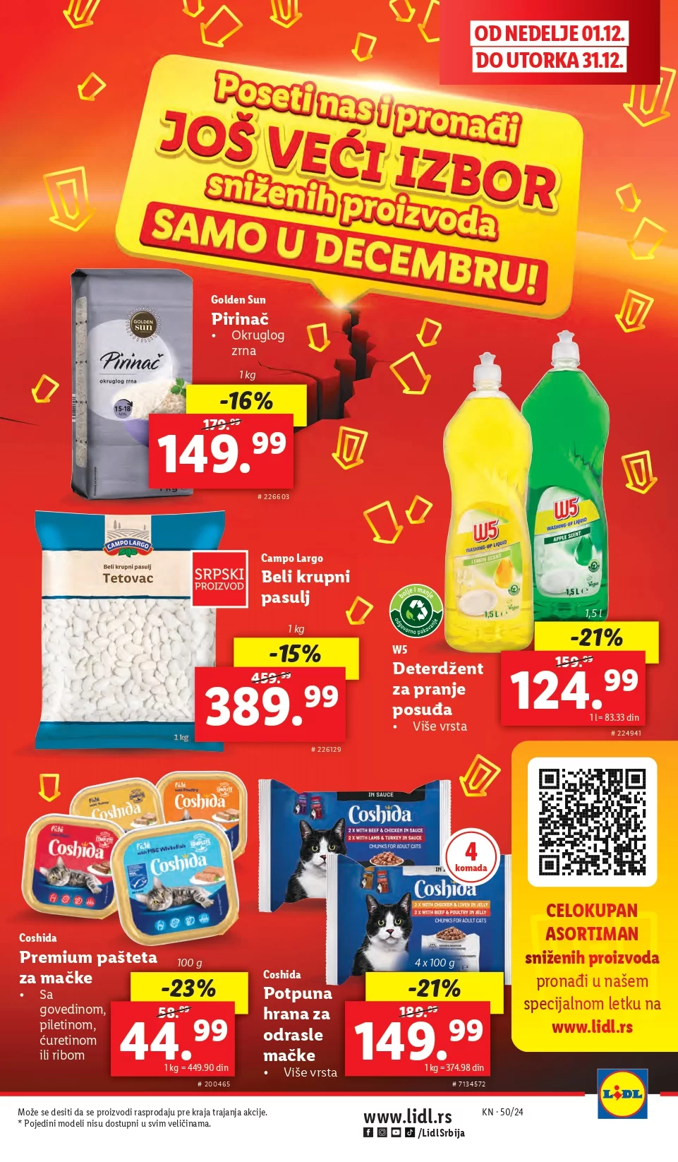 Lidl katalog PREHRANA 12-18.12.2024.