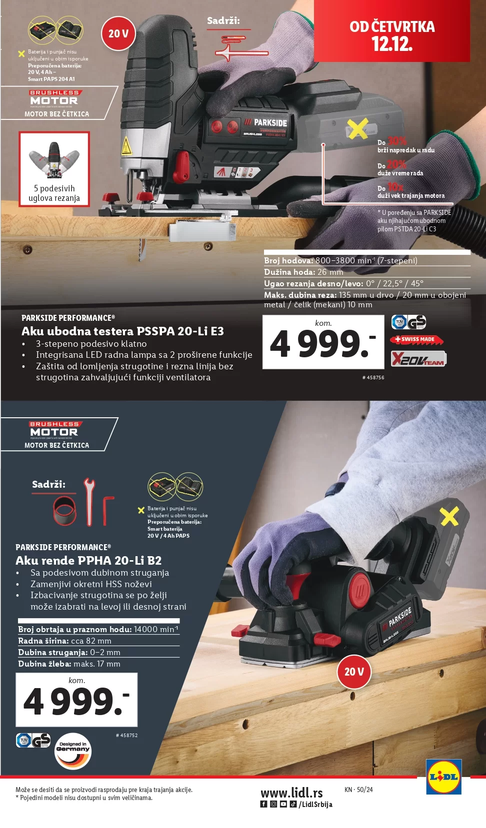 Lidl katalog NEPREHRANA 12-18.12.2024.