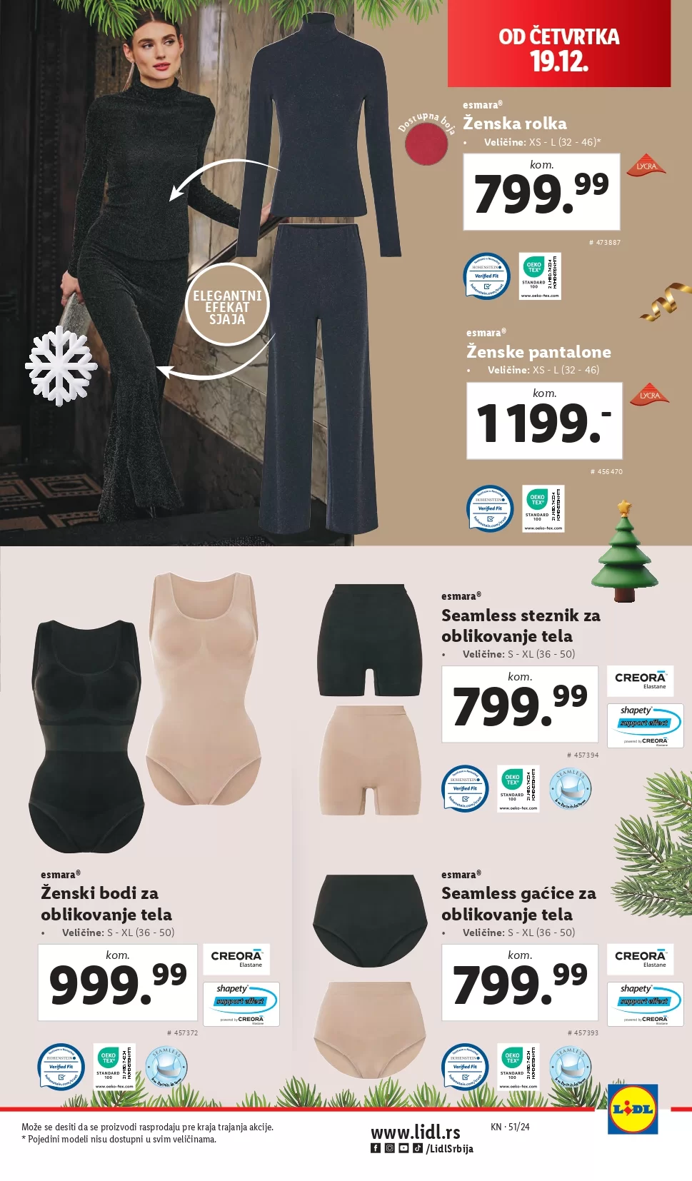 Lidl katalog NEPREHRANA 19-25.12.2024.