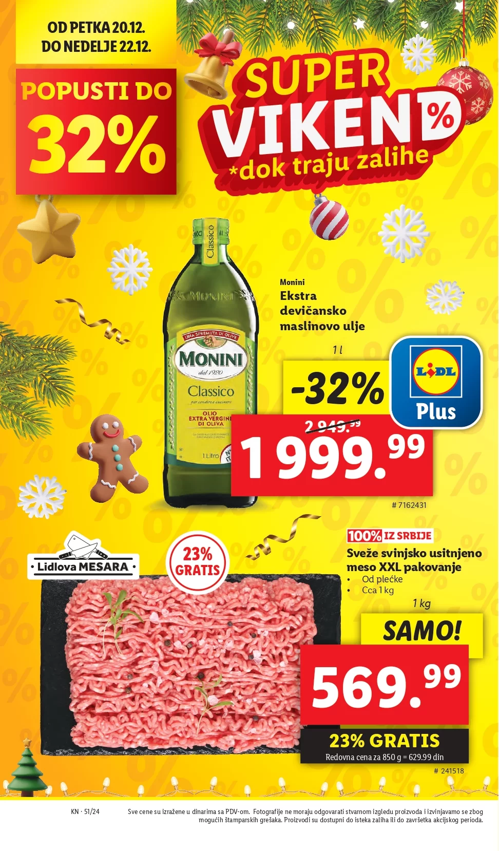 Lidl katalog NEPREHRANA 19-25.12.2024.