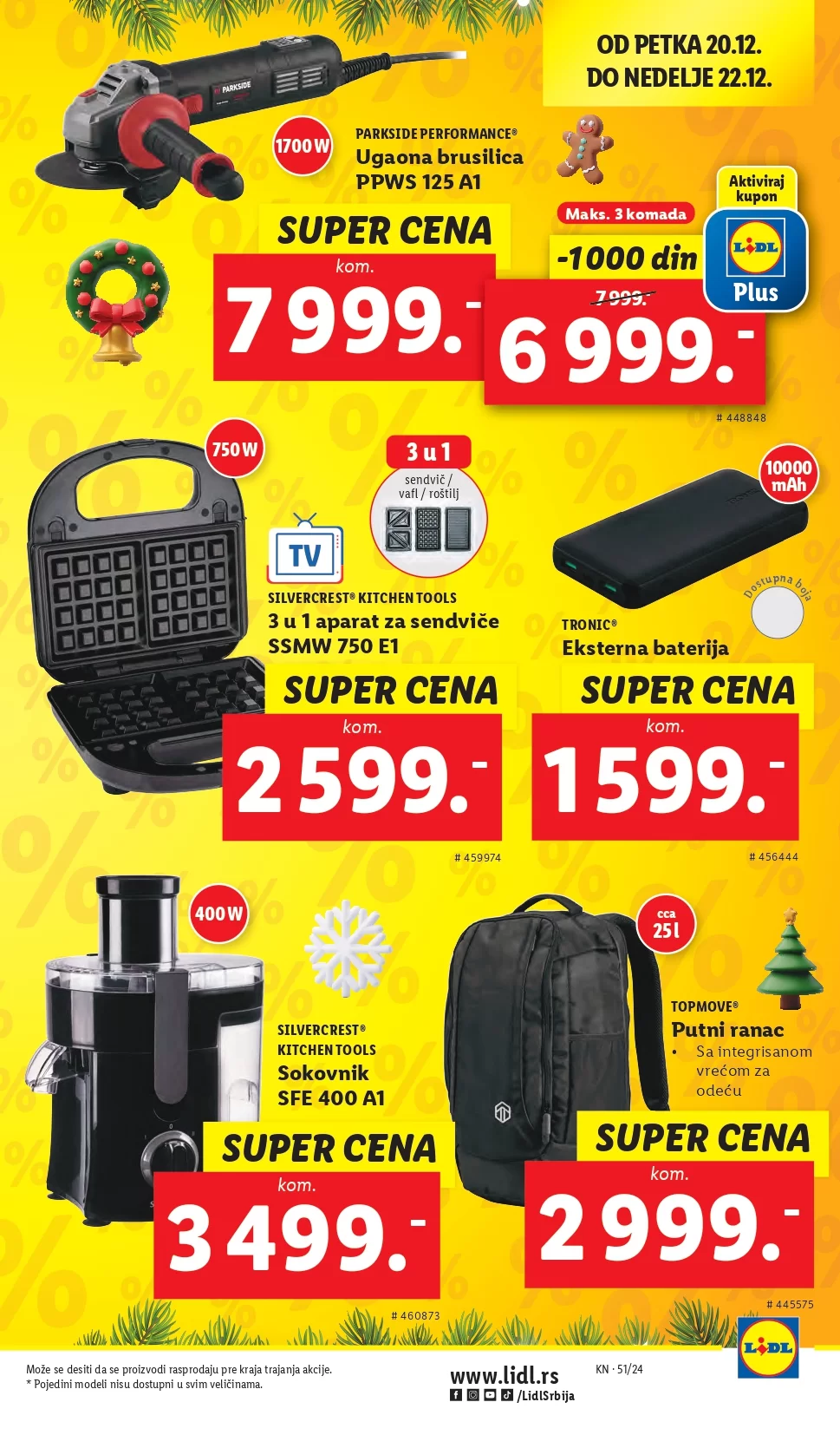 Lidl katalog NEPREHRANA 19-25.12.2024.