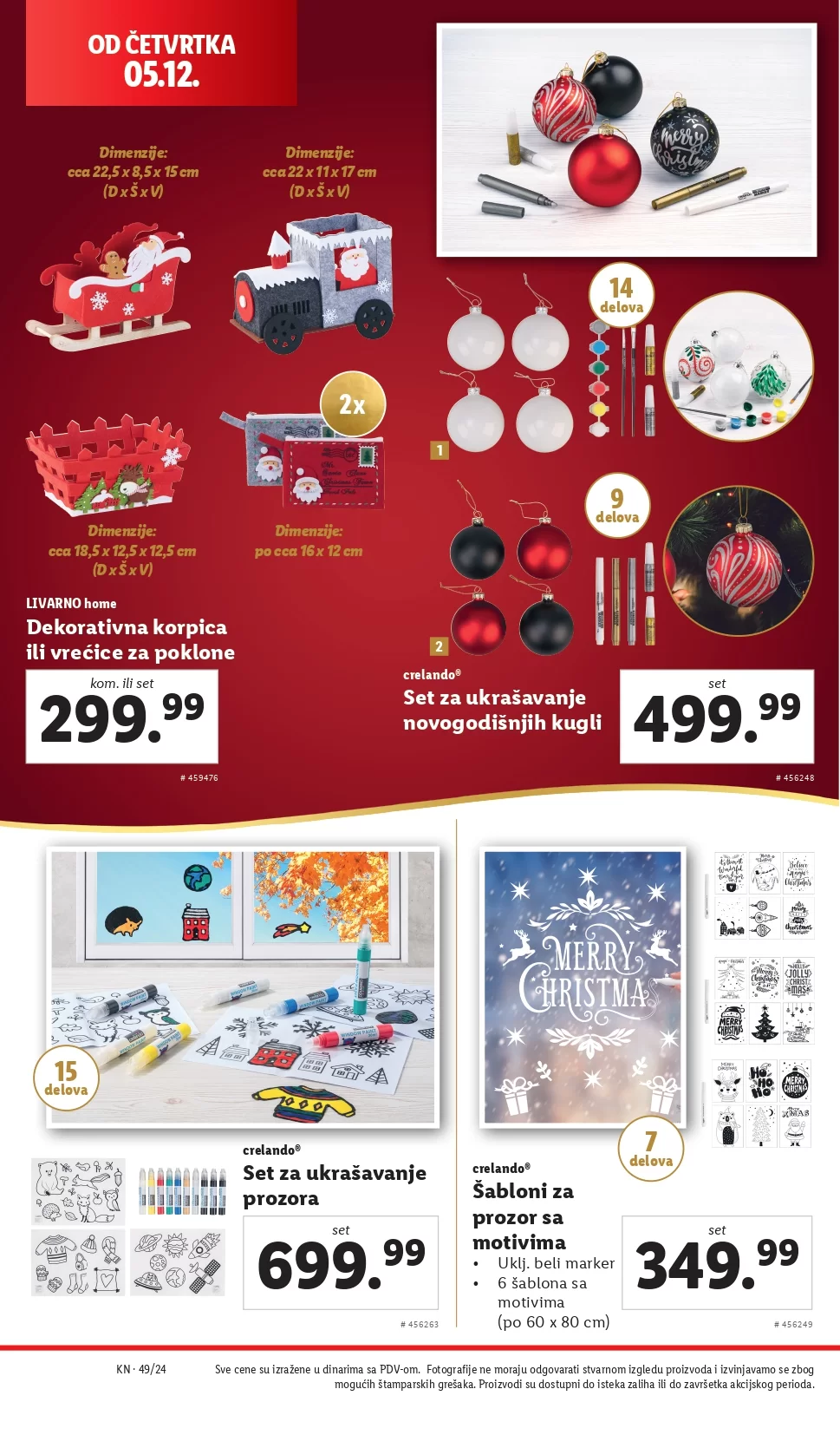 Lidl katalog NEPREHRANA 5-11.12.2024.