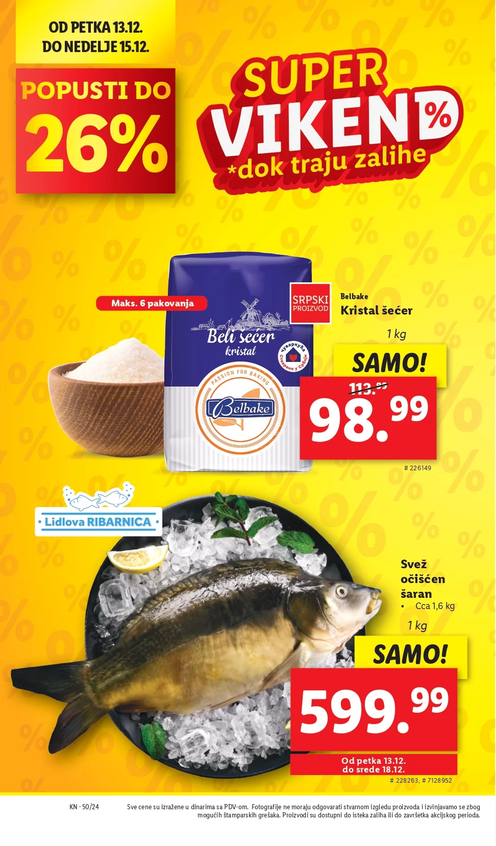 Lidl katalog NEPREHRANA 12-18.12.2024.