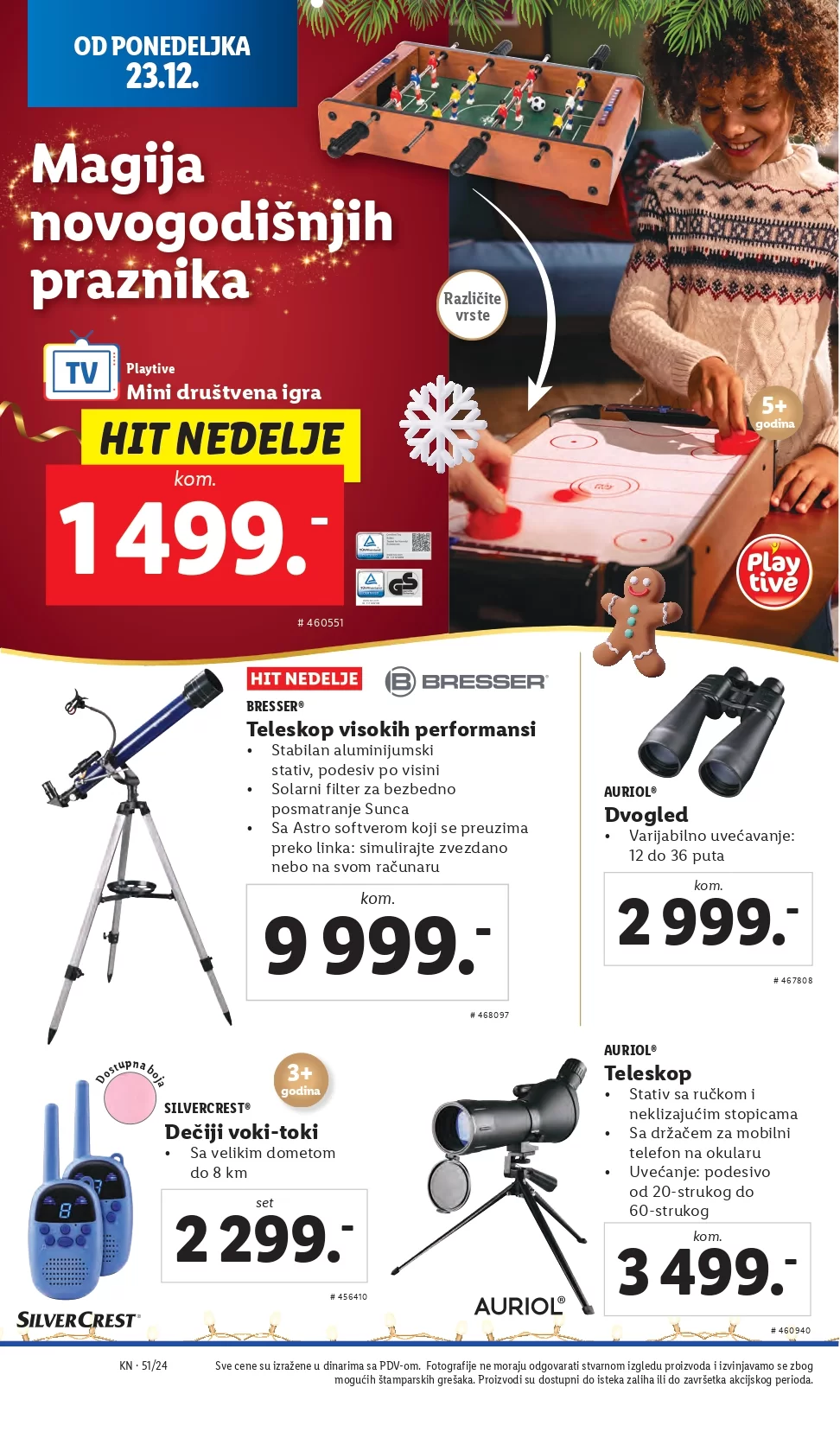 Lidl katalog NEPREHRANA 19-25.12.2024.