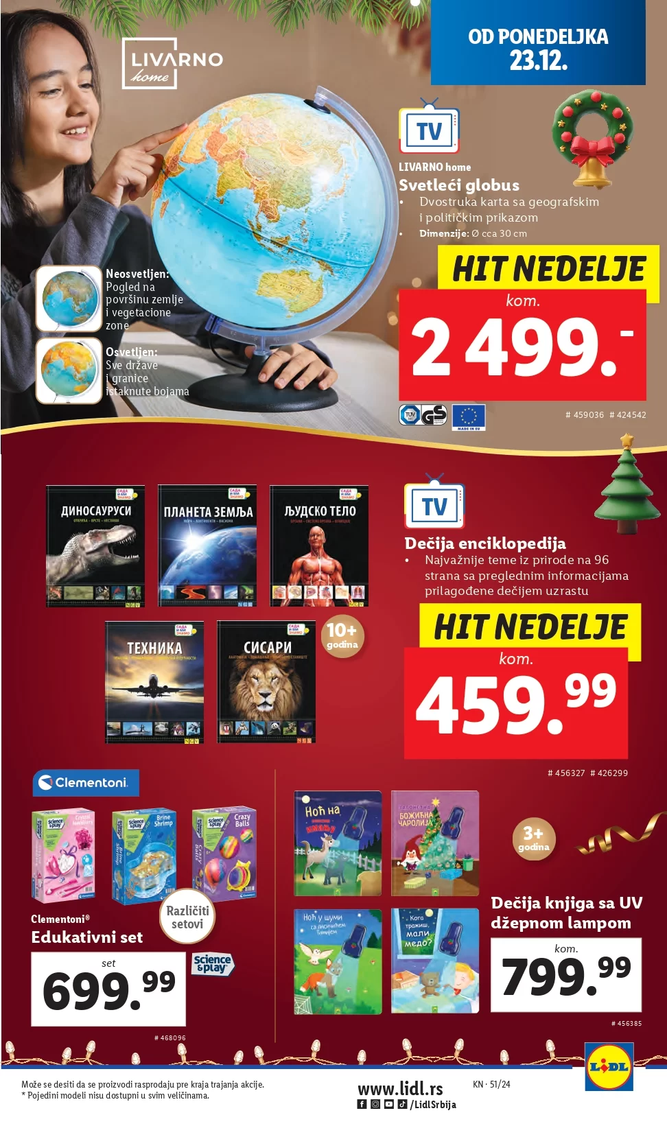 Lidl katalog NEPREHRANA 19-25.12.2024.