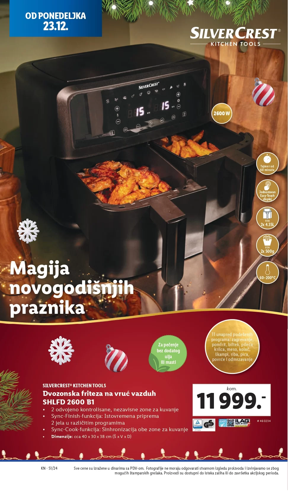 Lidl katalog NEPREHRANA 19-25.12.2024.