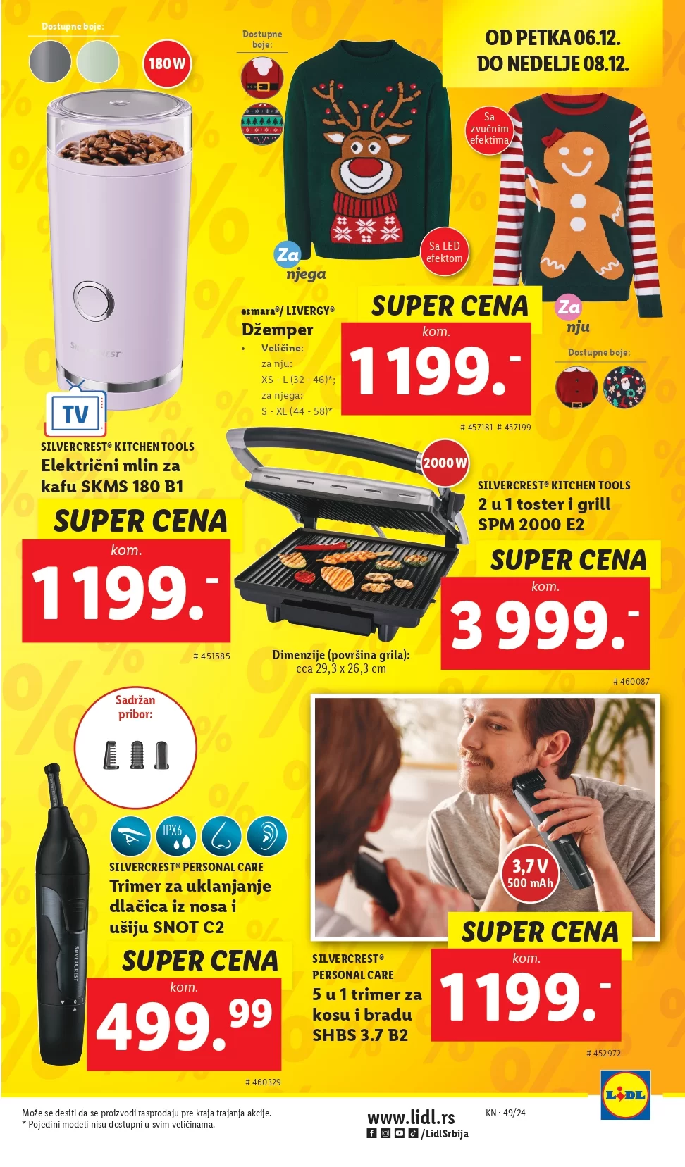 Lidl katalog NEPREHRANA 5-11.12.2024.
