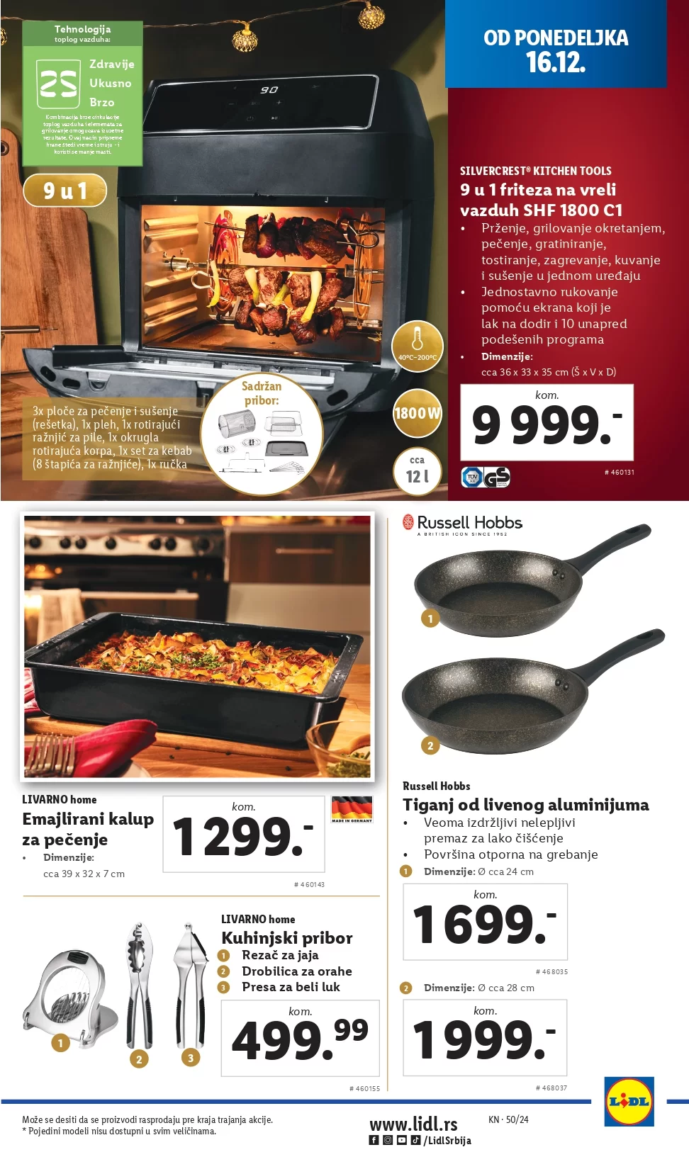 Lidl katalog NEPREHRANA 12-18.12.2024.
