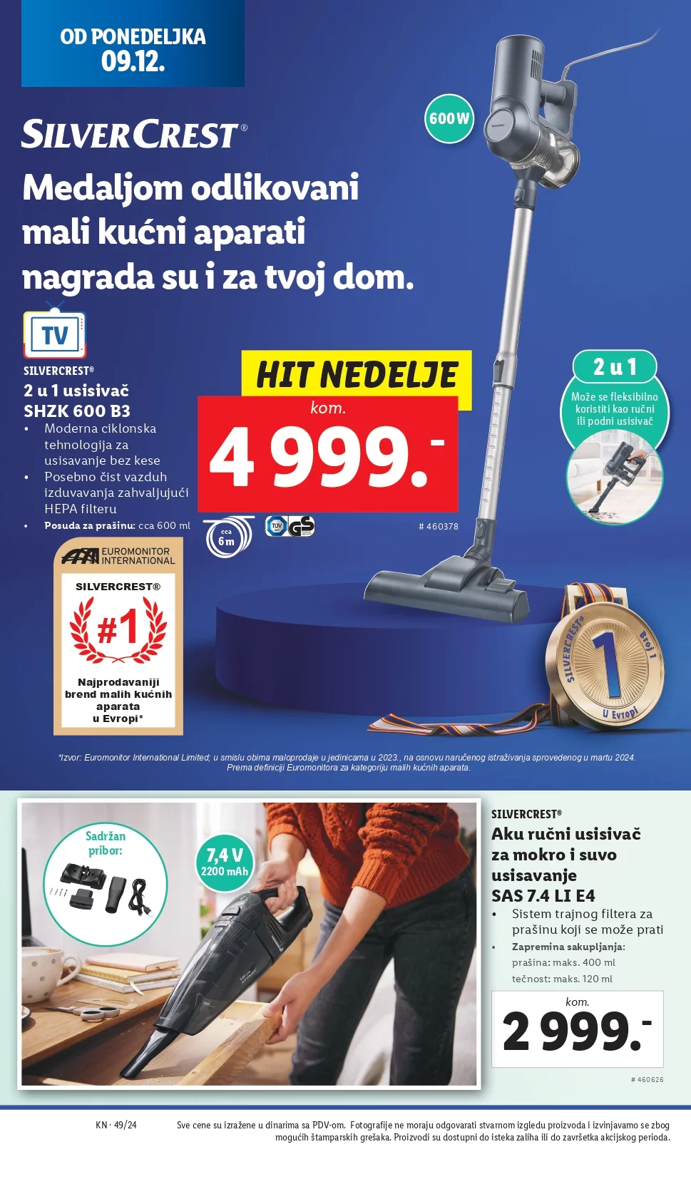 Lidl katalog NEPREHRANA 5-11.12.2024.