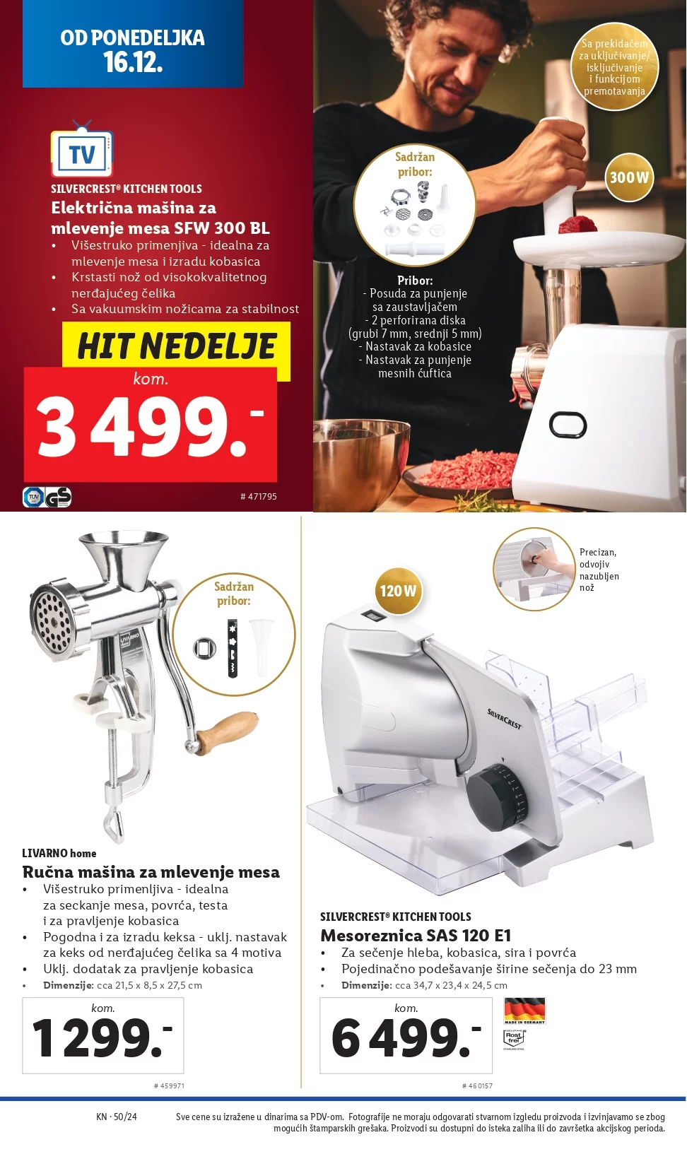 Lidl katalog NEPREHRANA 12-18.12.2024.