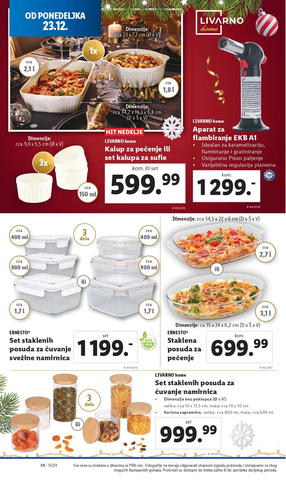 Lidl katalog NEPREHRANA 19-25.12.2024.